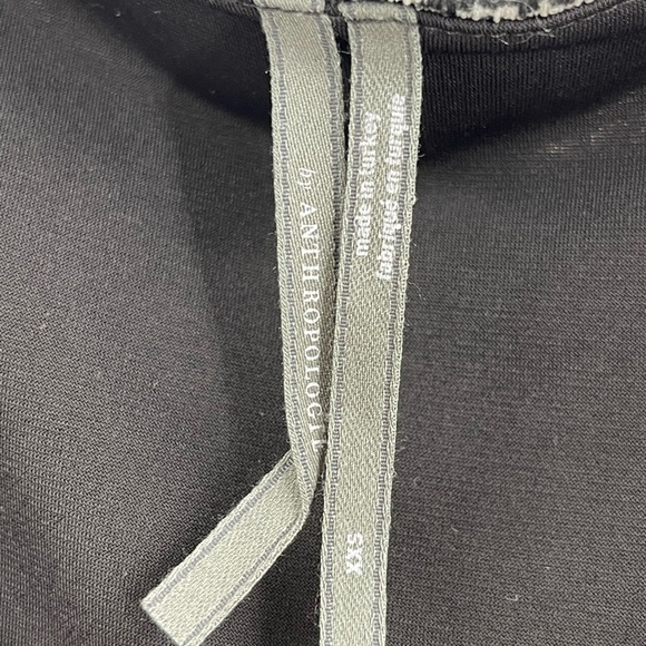 Anthropologie Sweetheart Top Puff Sleeve Blouse Black Floral Size Xxs - Picture 3 of 11